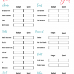 Printable Budget Worksheets 6 FREE Templates For Beginners Budgeting