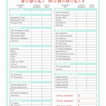 Ramsey Snowball Spreadsheet In Dave Ramsey Budget Form Pdf New