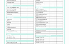 Ramsey Snowball Spreadsheet In Dave Ramsey Budget Form Pdf New