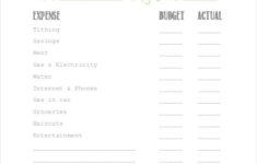 Simple Budget Template 9 Free Word Excel PDF Documents Download