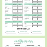 Simple FREE Printable Budget Worksheets Budget Printables Printable