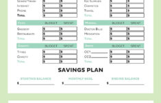 Simple FREE Printable Budget Worksheets Budget Printables Printable