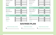 Simple FREE Printable Budget Worksheets Printable Crush