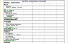Spending Plan Worksheet Db excel