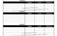 Weekly Paycheck Budget Spreadsheet Regarding Free Printable Budget
