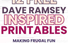 12 Free Dave Ramsey Baby Step Printables - Making Frugal Fun inside Student Budget Worksheet Dave Ramsey