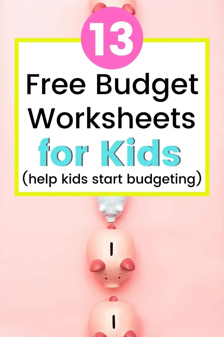 Budget Worksheets For Kids Budget Worksheets For Kids