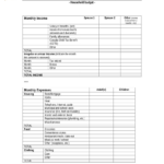 19+ Budget Worksheet Examples To Download For Senior Citizen Budget Worksheet