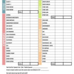 23 Budget Printables To Track Your Family'S Expenses | Develop Inside Free Monthly Household Budget Worksheet