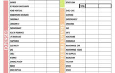 23 Budget Printables To Track Your Family'S Expenses | Develop pertaining to Minimum Household Budget Worksheet