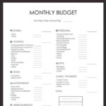 25 Awesome & Free Dave Ramsey Budgeting Printables That'Ll Help Intended For Budget Worksheet Printable Dave Ramsey