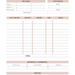 27 Free Printable Budget Templates To Use In 2024! For Single Mom Budget Low Income Budget Beginner Printable Budget Worksheet