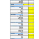 30 Best Personal Budget Spreadsheets (100% Free) Pertaining To Personal Budget Project Worksheet Answers