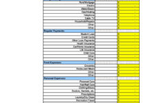 30 Best Personal Budget Spreadsheets (100% Free) pertaining to Personal Budget Project Worksheet Answers