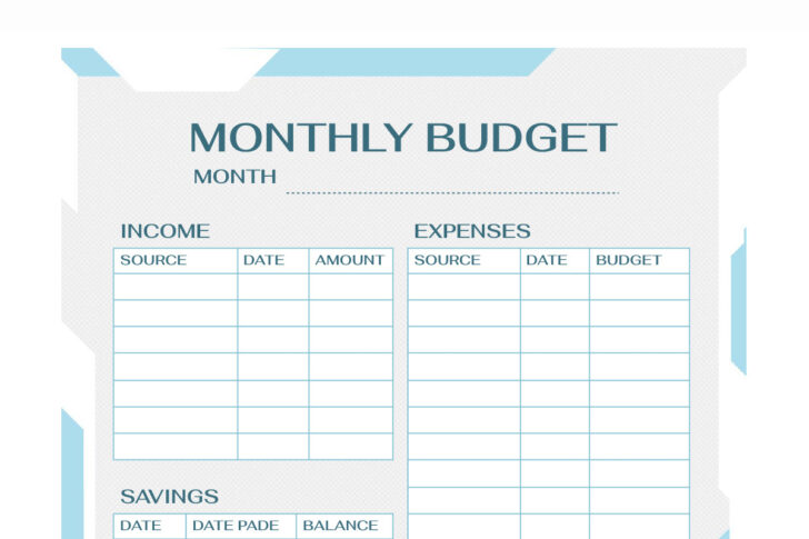 Budgeting Worksheets Google Sheets