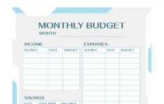 300+ Free Budget Templates In Google Sheets And Excel | Thegoodocs throughout Budgeting Worksheets Easy