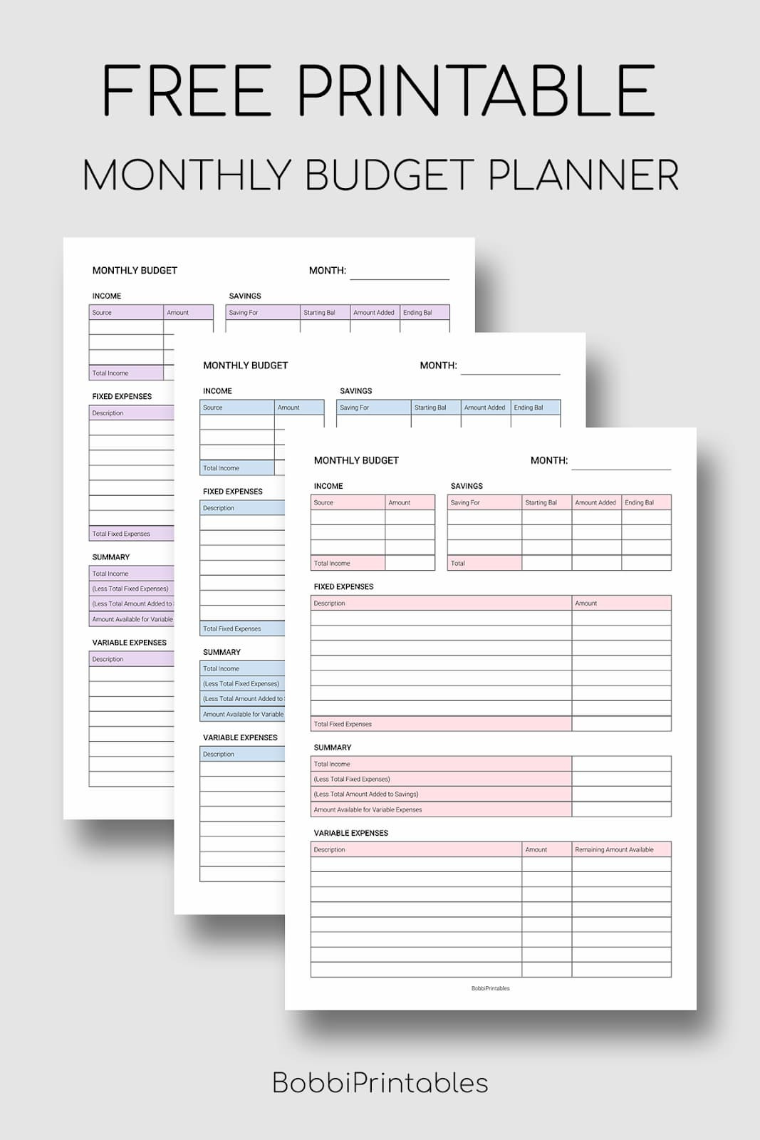 32 Printable Monthly Budget Templates: Free Budget Planners pertaining to Consumer.Gov Budget Worksheet
