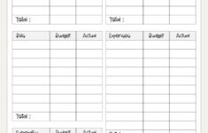37 Budget Planners & Trackers – Cute & Free Printables for Daily Budget Worksheet Printable
