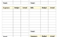 37 Budget Planners &amp; Trackers - Cute &amp; Free Printables in Budget Worksheet Template Free