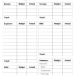 37 Budget Planners & Trackers   Cute & Free Printables In Fixed Income Budget Worksheet