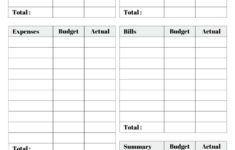 37 Budget Planners & Trackers – Cute & Free Printables inside Free Budget Worksheet Planner