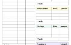 37 Budget Planners &amp; Trackers - Cute &amp; Free Printables inside Simple Budget Planner Worksheet Free