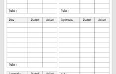 37 Budget Planners &amp; Trackers - Cute &amp; Free Printables pertaining to Template Free Beginner Printable Budget Worksheet