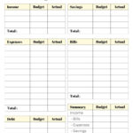 37 Budget Planners & Trackers   Cute & Free Printables With Regard To Budget Plan Worksheet