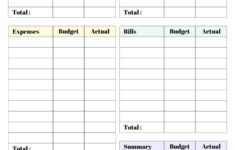 37 Budget Planners &amp; Trackers - Cute &amp; Free Printables within Credit Card Budget Worksheet