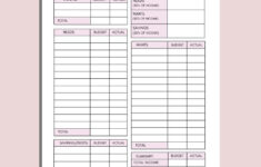 50/30/20 Budget Overview Template Printable, Monthly Budget intended for 2.08 Budget Worksheet