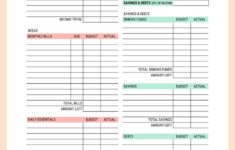 50/30/20 Budget Rule: How To Make A Realistic Budget in My Ideal Budget Worksheet