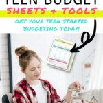 7 Free Teen Budget Worksheets & Tools (Start Your Teenager Budgeting) Pertaining To Youth Budget Worksheet