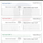 Break Through With 11 Stylish Goal Setting Worksheets (Pdf, Free) For Therapist Aid Budgeting Worksheets