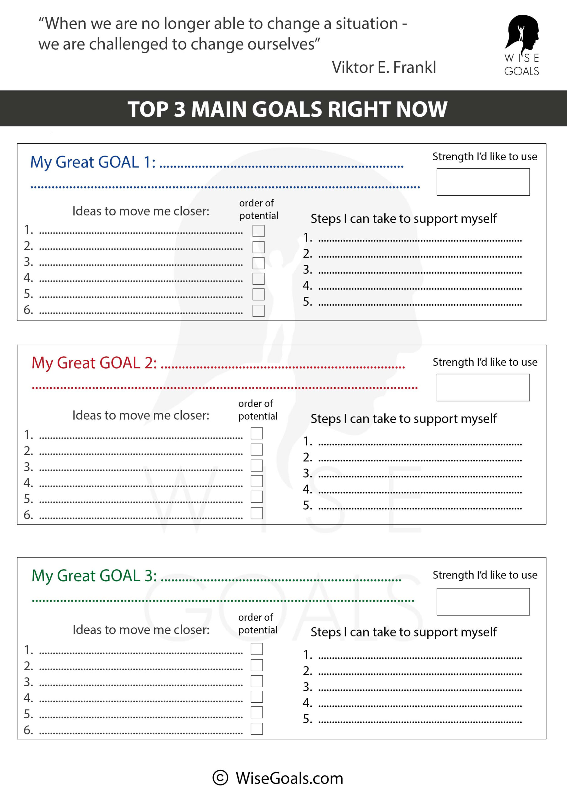 Break Through With 11 Stylish Goal Setting Worksheets (Pdf, Free) for Therapist Aid Budgeting Worksheets