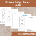 Brownie Budget Builder Badge Activity Kit | Girls Scout Troop With Regard To Girl Scout Budget Worksheet