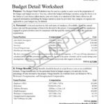Budget Detail Worksheet (Sample) Pertaining To Ojp Budget Detail Worksheet