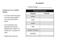 Budget Math- Apartment - Shopping - Independent Living - Classful regarding Math Budgeting Worksheets