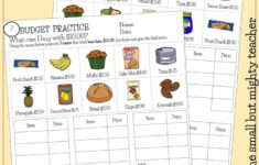 Budget Up To $10 Math Worksheets For Life Skills And Special Ed with Budget Worksheets For Special Education Students