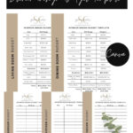 Budget Vorlage/ Innendesign/ Architektur/ Budgetplanung/ Interior With Interior Design Budget Worksheet