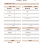 Budgeting For Baby   Free Budget Worksheet Printable   The Tex Mex Mom With Budgeting For A Baby Worksheet Answer Key