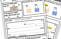 Consumer Math Weekly Practice Resource throughout Free Consumer Math Worksheets on Budgeting