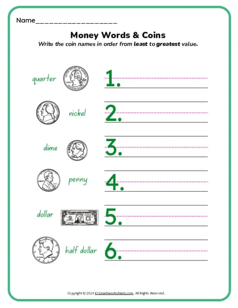 Consumer Math Worksheets - K12 Math Worksheets for Budgeting Math Worksheets
