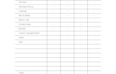 Customize 205+ Wedding Checklists Templates Online - Canva in Wedding Budget Worksheet Printable