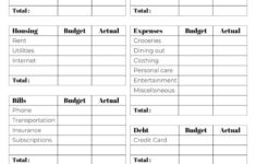 Cute (&amp; Free!) College Budget Templates + Tips with regard to Practice Budgeting Worksheets