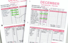 December 2018 Budget Recap | The Budget Mom regarding Budget Mom Worksheets