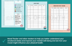 Depression Workbook | Mental Health Journal | Therapy Bundle | Cbt with Budgeting Worksheets For Adults with Mental Illness