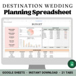 Destination Wedding Planner | Destination Wedding Planning Within Destination Wedding Budget Worksheet