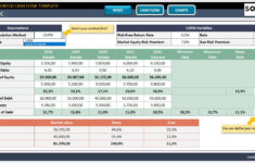 Discounted Cash Flow Vorlage | Business-Tools | Excel Vorlagen in 10-3 Charting A Budget Worksheet Answers