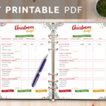 Download Printable Christmas Style   Christmas Budget Pdf For Budgeting For Christmas Worksheet