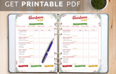 Download Printable Christmas Style - Christmas Budget Pdf for Budgeting For Christmas Worksheet